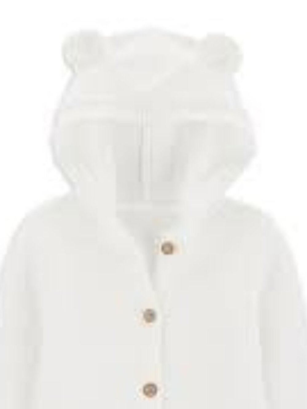 Carter's Child of Mine White/Ivory Baby Unisex Cardigan Sweater Size 6-9 Months